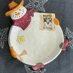 Christmas Pie Plate